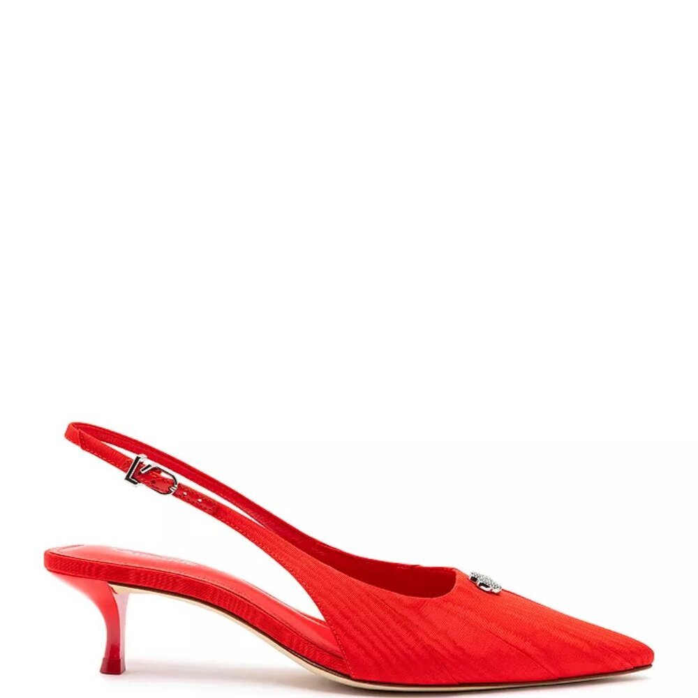 Larroude Maxine Pump In Red   Sz: 7 - Picture 3 of 13